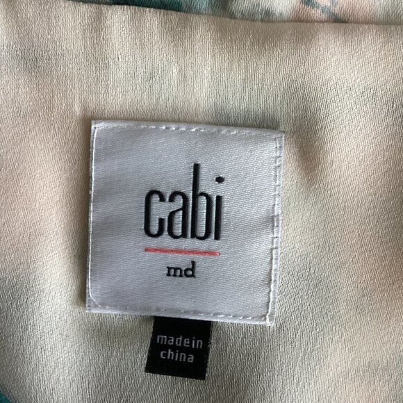 CAbi Style 5035 Gelato Watercolor Sleeveless Tunic Tank Top Blouse Sz M #84i - Picture 7 of 9